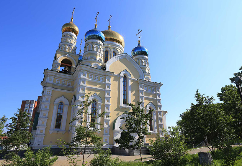ポクロフスキー教会のある公園